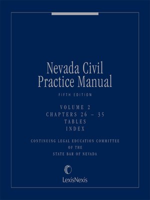 cover image of Nevada Civil Practice Manual